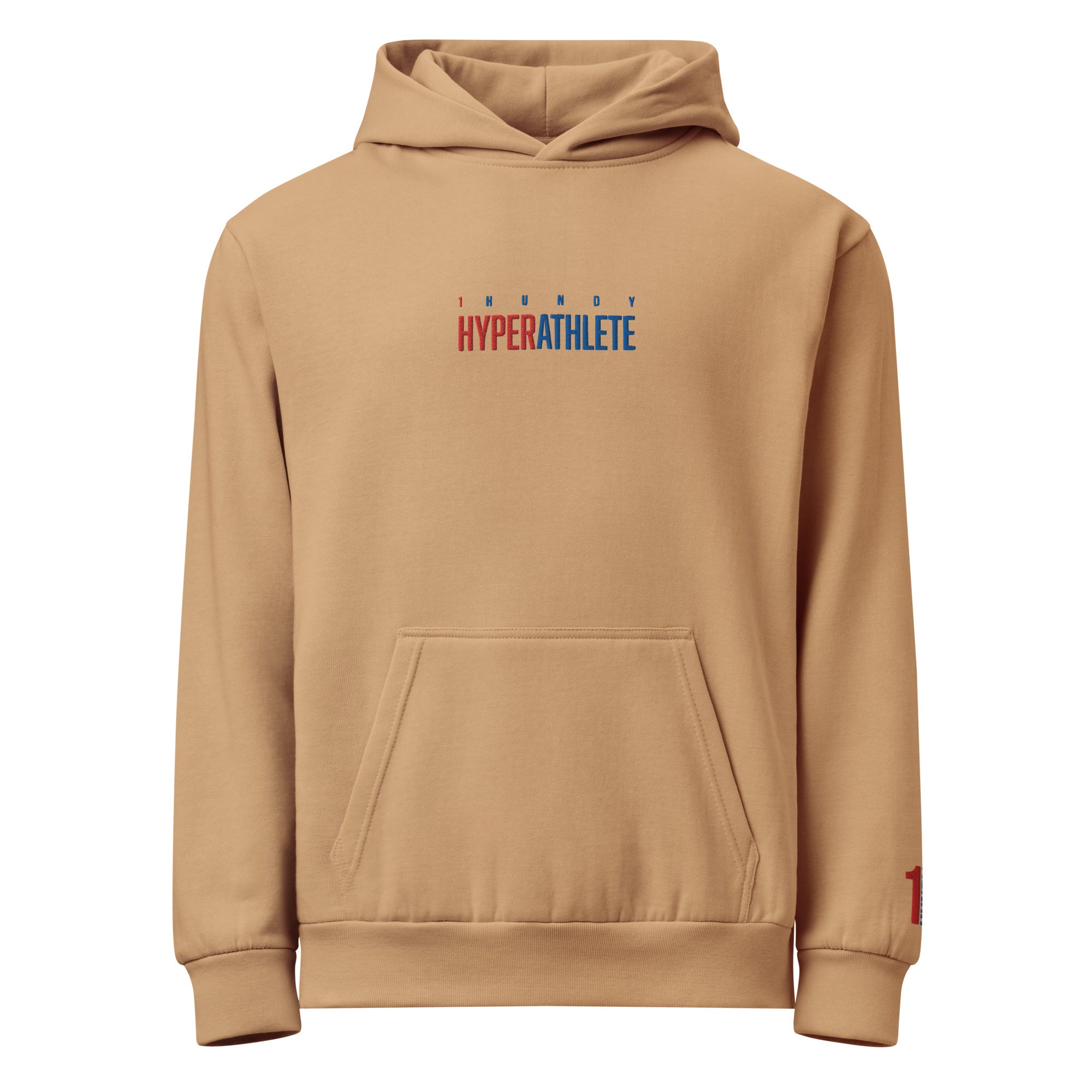 1HUNDY HyperAthlete Hoodie - Clay
