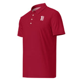1HUNDY Slim Fit Carmine Red Polo
