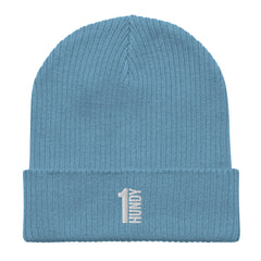 1HUNDY Organic Ribbed Beanie Hat