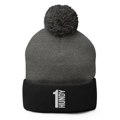 1HUNDY Pom Pom Beanie Hat