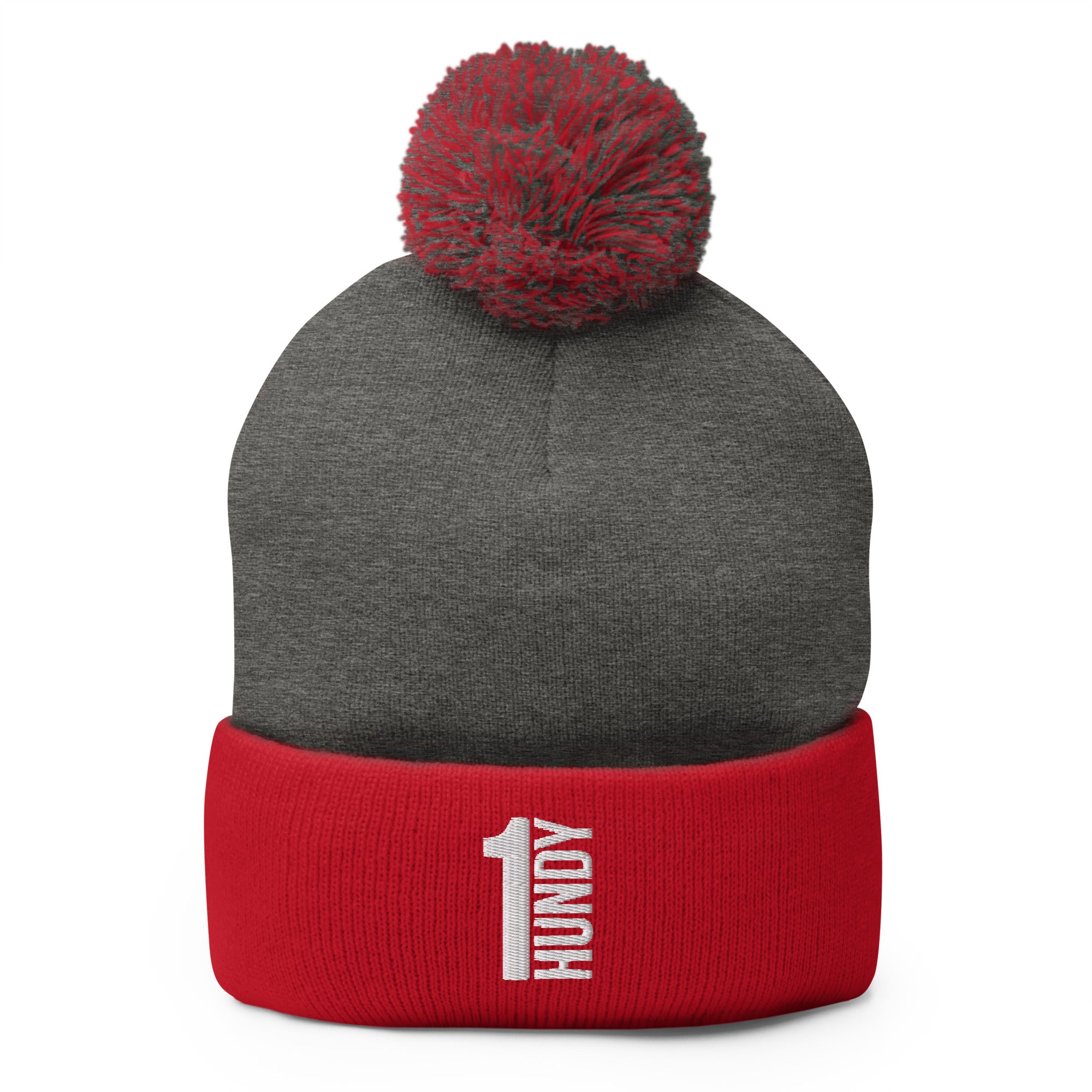 1HUNDY Pom Pom Beanie Hat