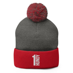 1HUNDY Pom Pom Beanie Hat