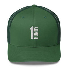 1HUNDY Retro Trucker Cap