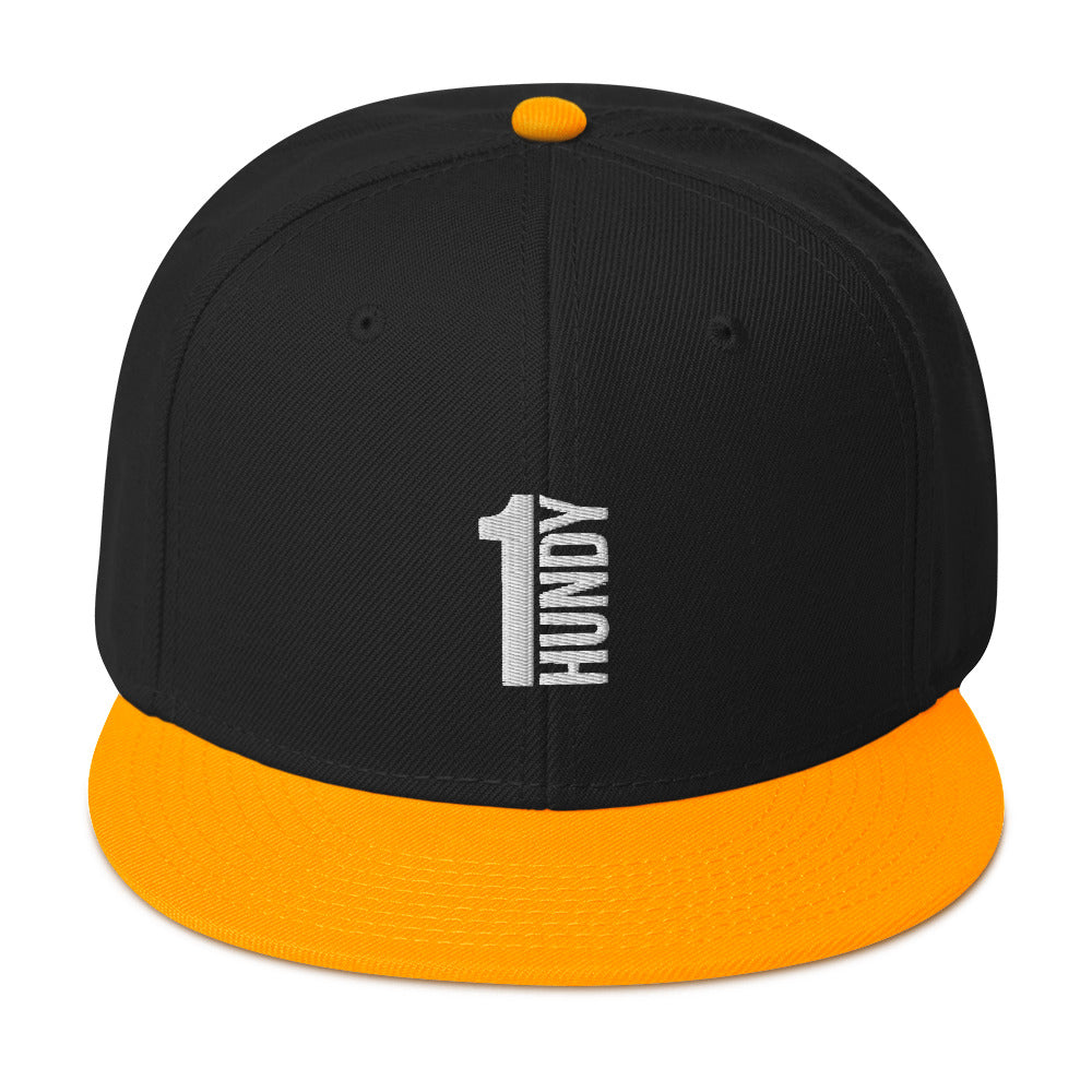1HUNDY Classic Snapback Cap