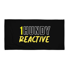 1HUNDY Reactive Signature Towel