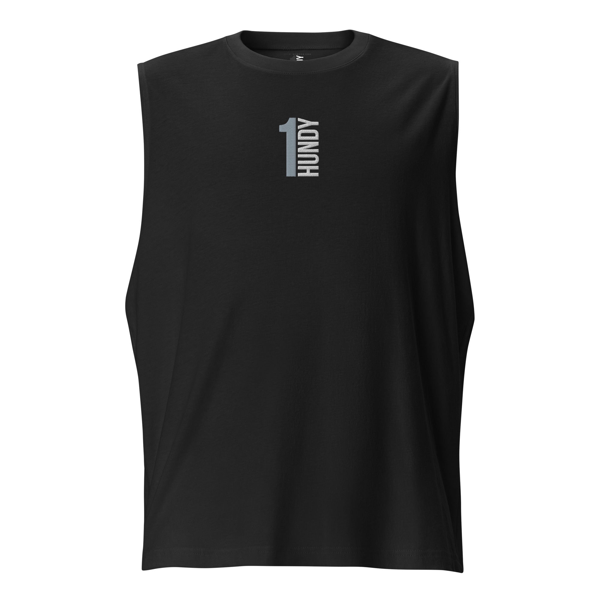 1HUNDY Storm Muscle Tee - Black