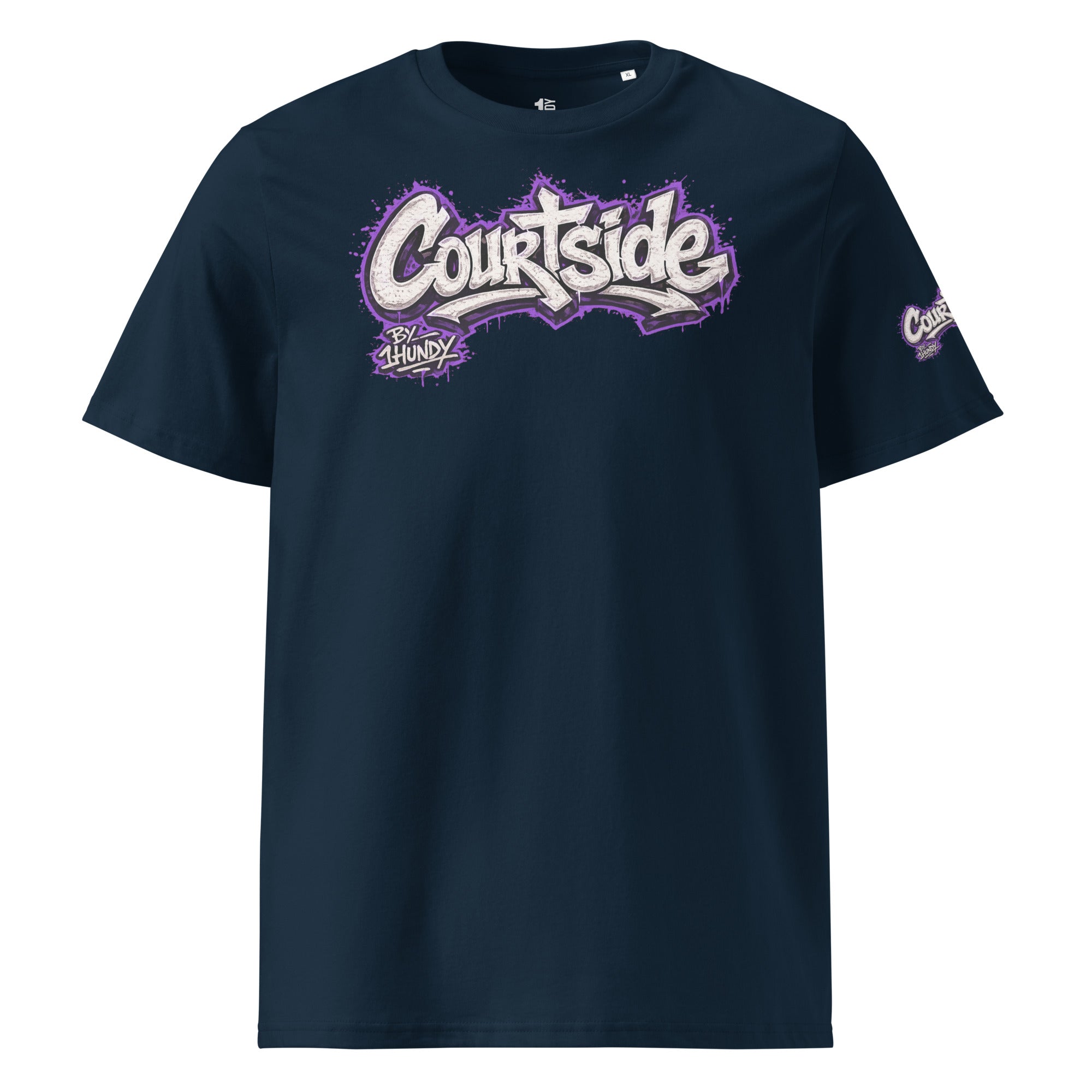 1HUNDY Organic Courtside Graffiti Tee