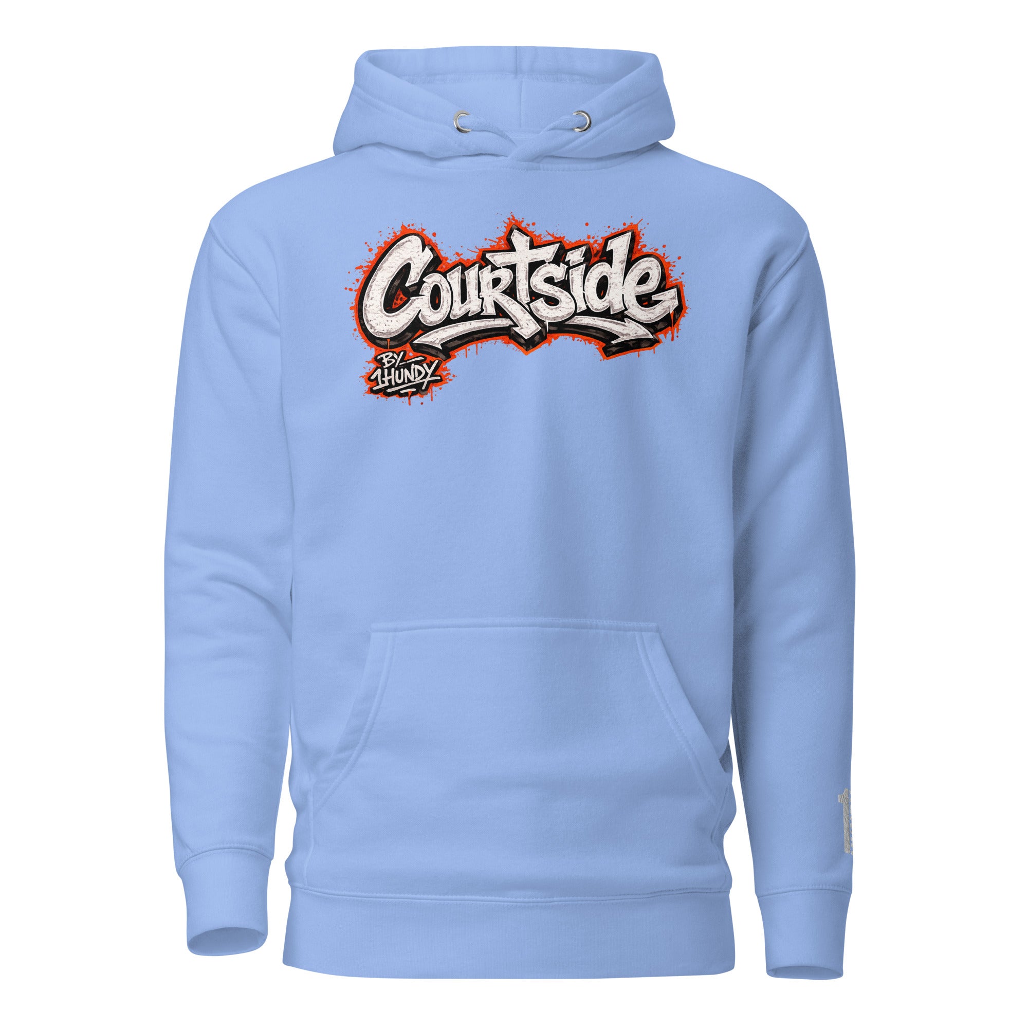 1HUNDY Courtside Graffiti Hoodie