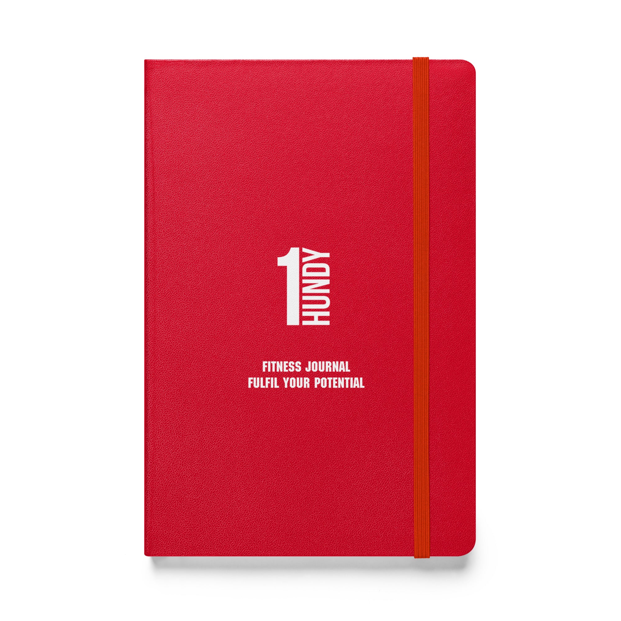 1HUNDY Fitness Journal - Red 