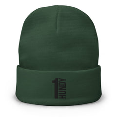 1HUNDY Cuffed Beanie Hat