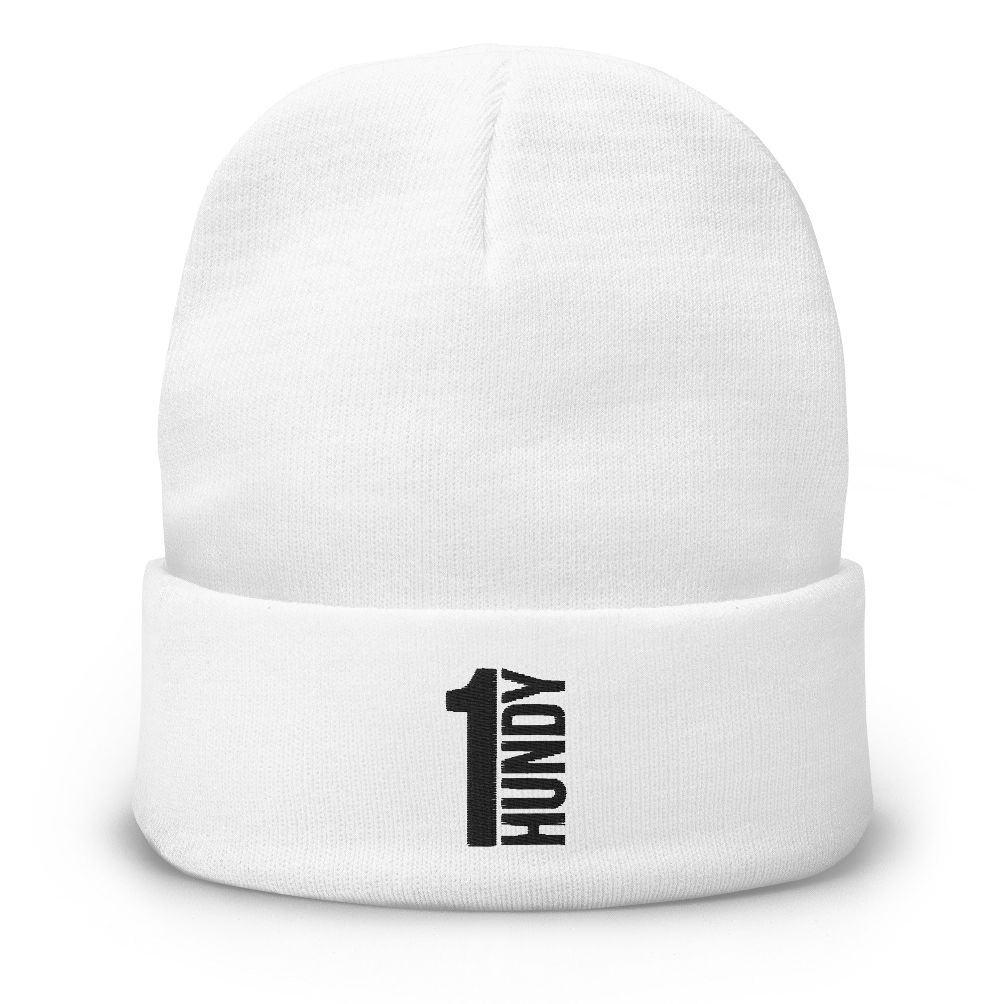 1HUNDY Cuffed Beanie Hat