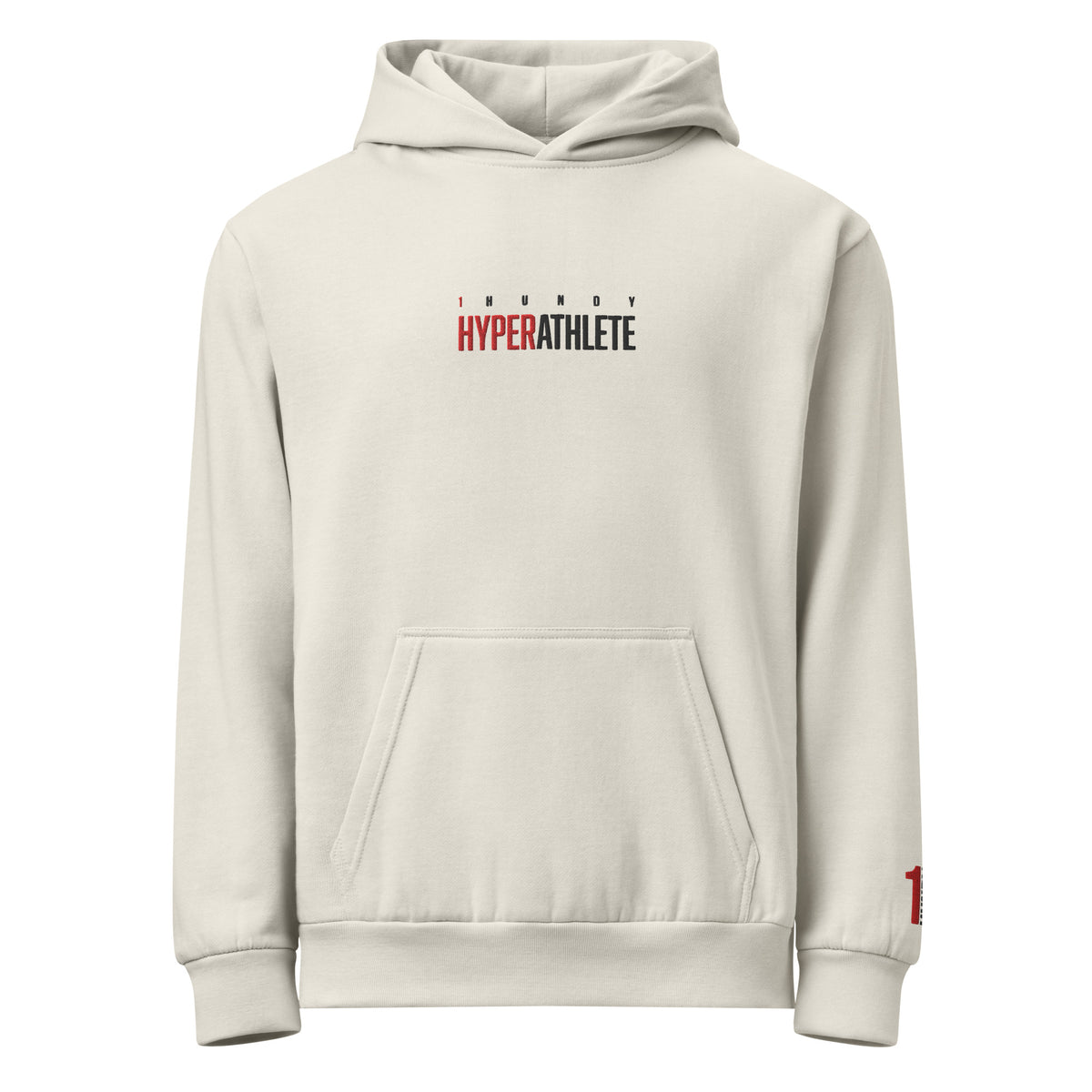 1HUNDY HyperAthlete Hoodie - Stone