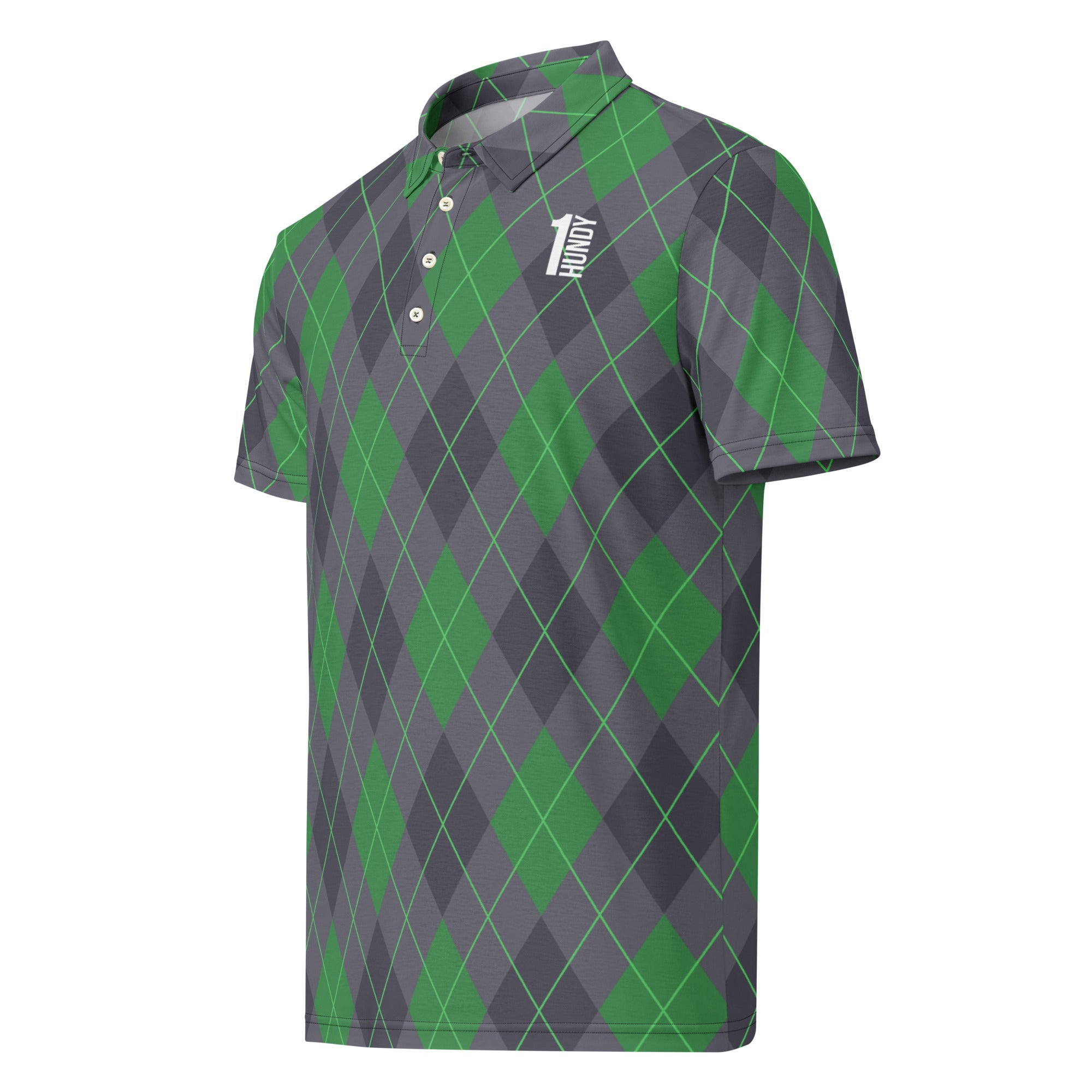 1HUNDY Argyle Golf Polo