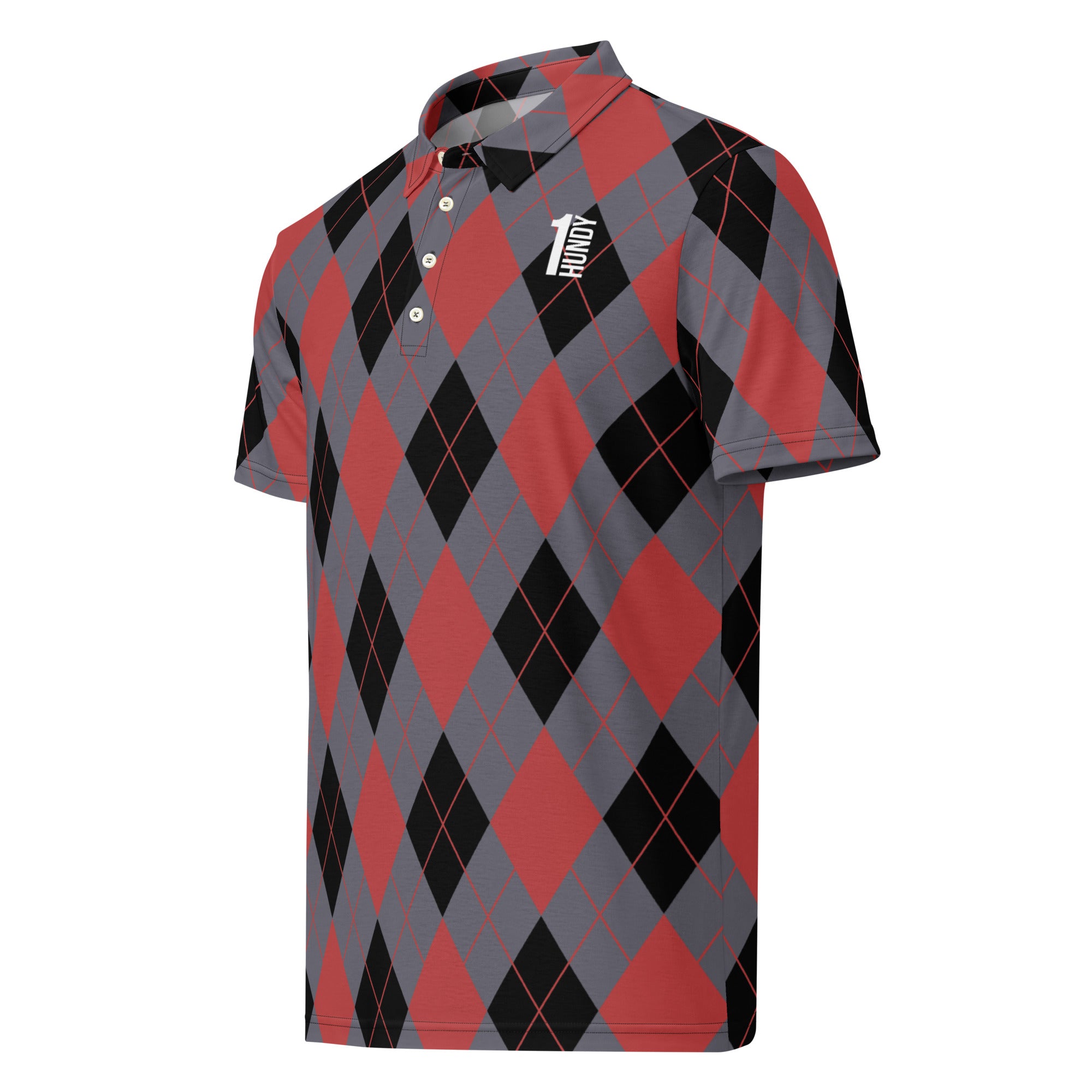 1HUNDY Argyle Golf Polo