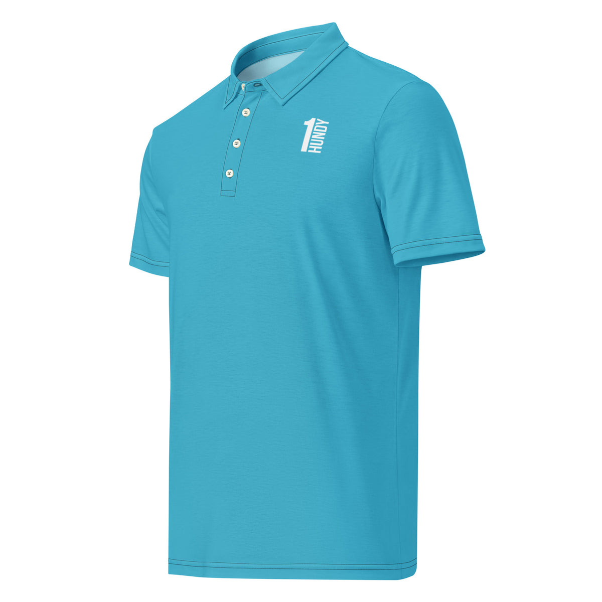 1HUNDY Slim Fit Sky Blue Polo