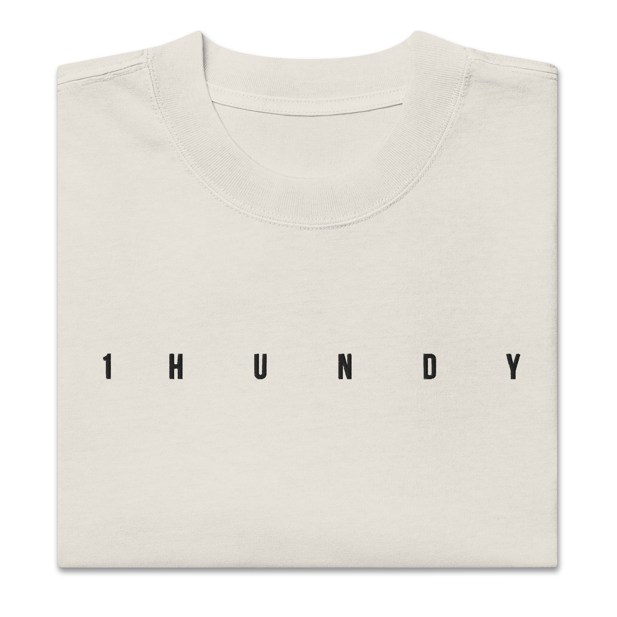 1HUNDY Oversized Gym Pump Tee