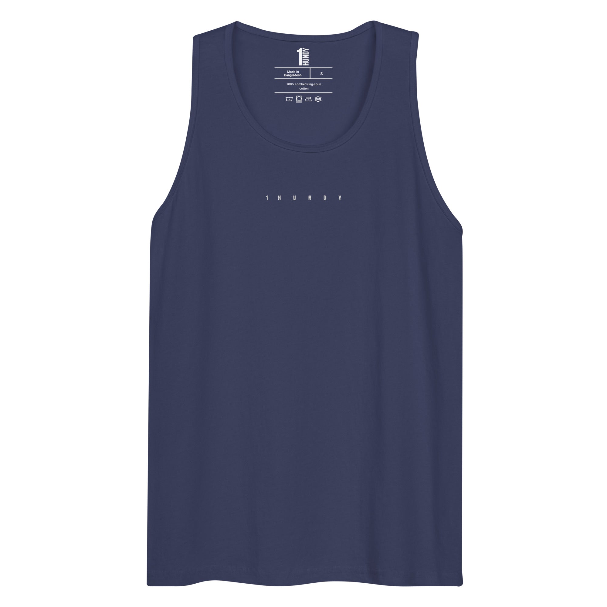 1HUNDY Tank Top - Navy Blue