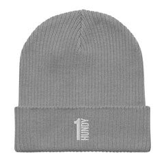 1HUNDY Organic Ribbed Beanie Hat