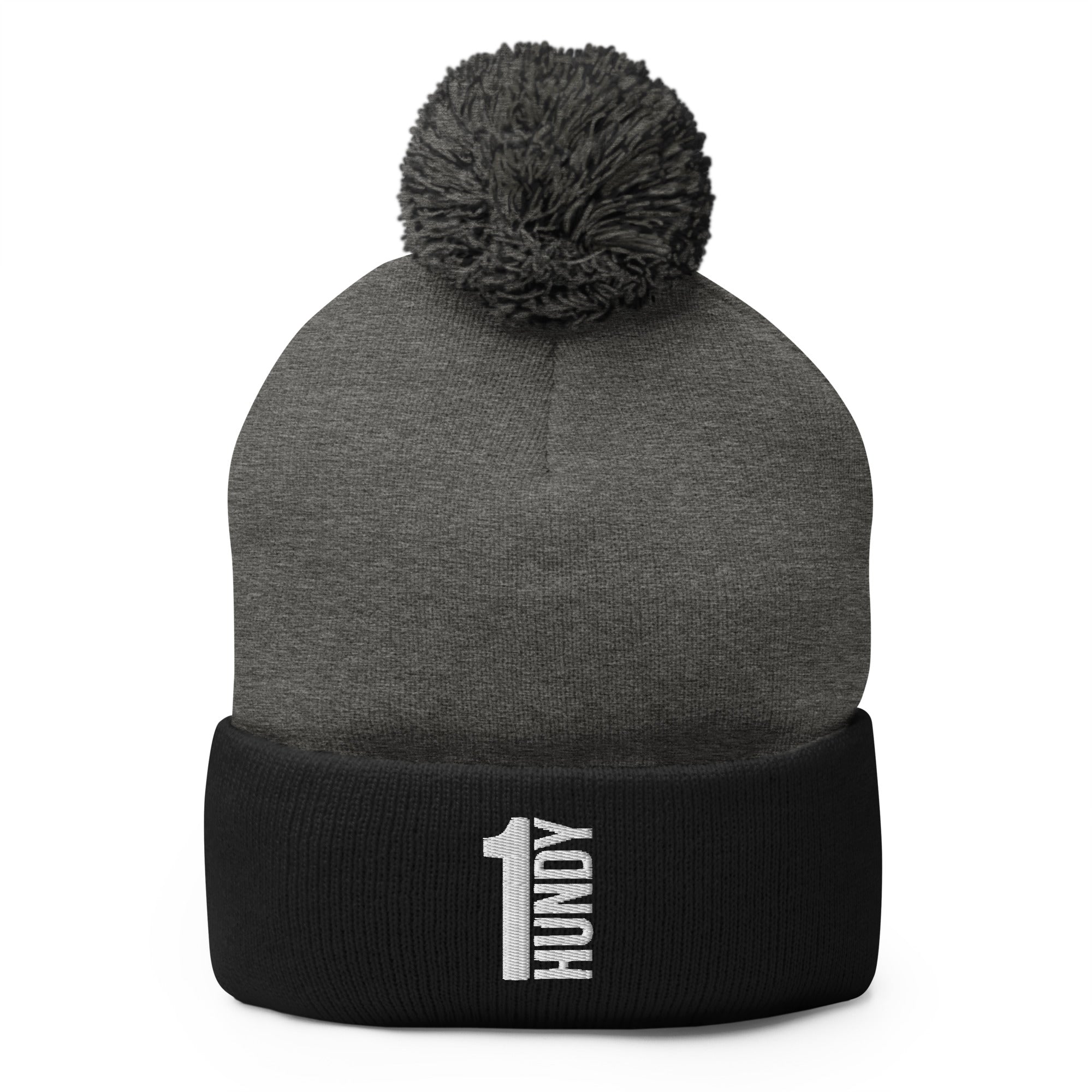 1HUNDY Pom Pom Beanie Hat