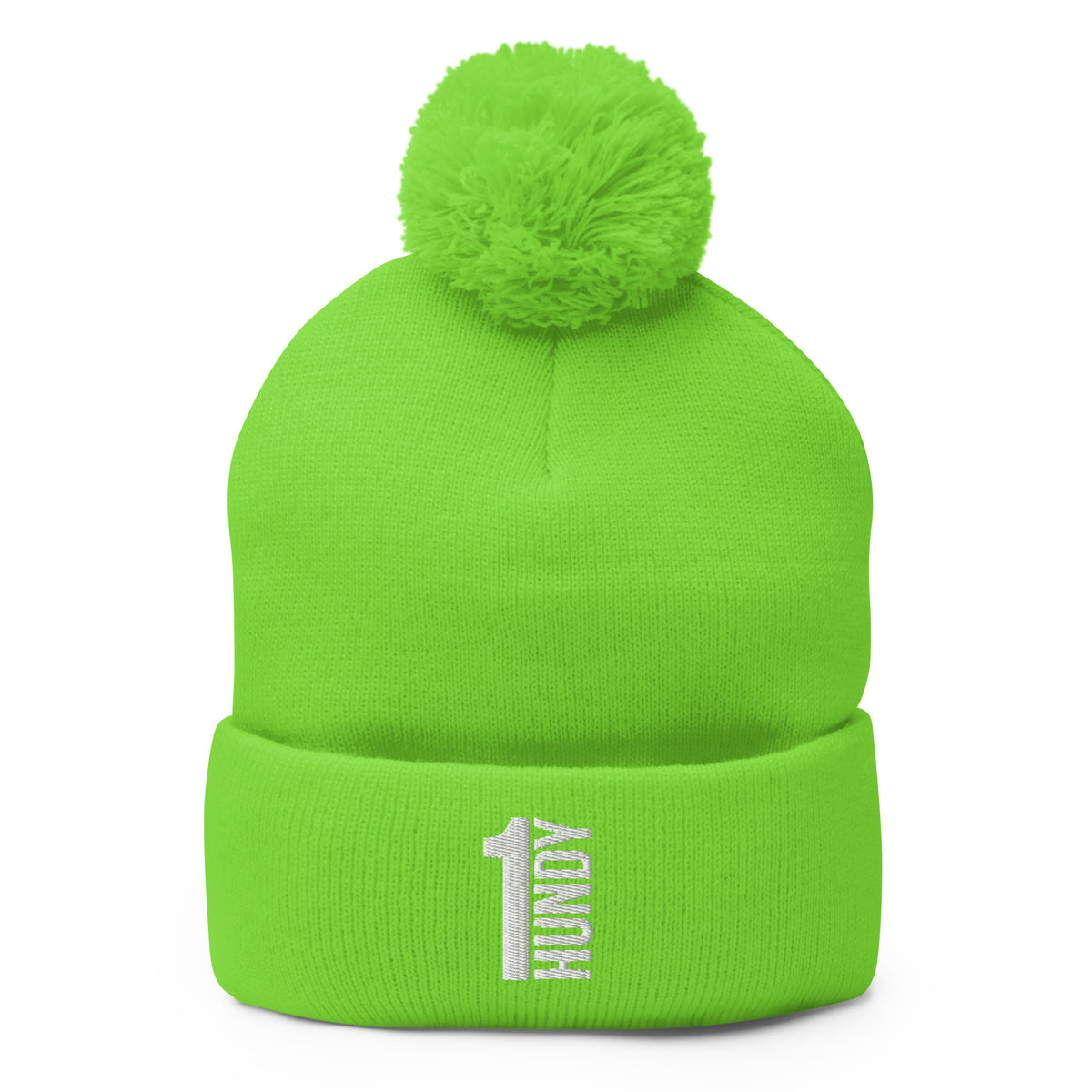 1HUNDY Pom Pom Beanie Hat