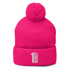 1HUNDY Pom Pom Beanie Hat