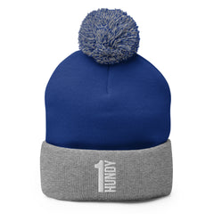 1HUNDY Pom Pom Beanie Hat