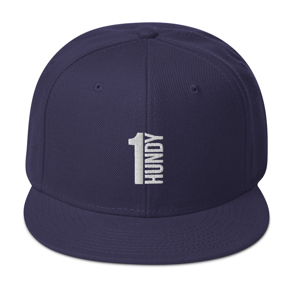 1HUNDY Classic Snapback Cap