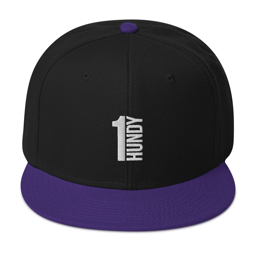 1HUNDY Classic Snapback Cap