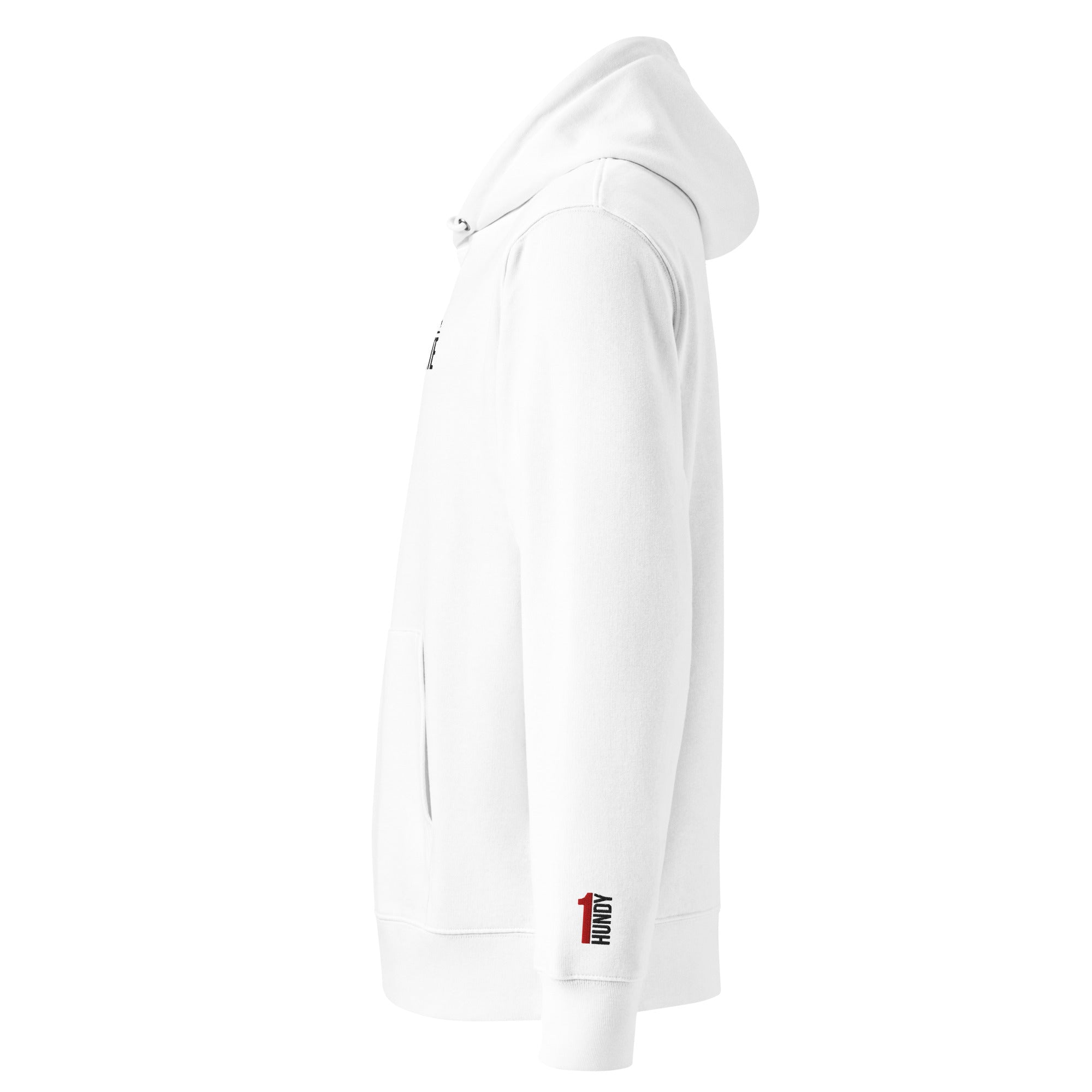 1HUNDY ProAthlete Hoodie - White 
