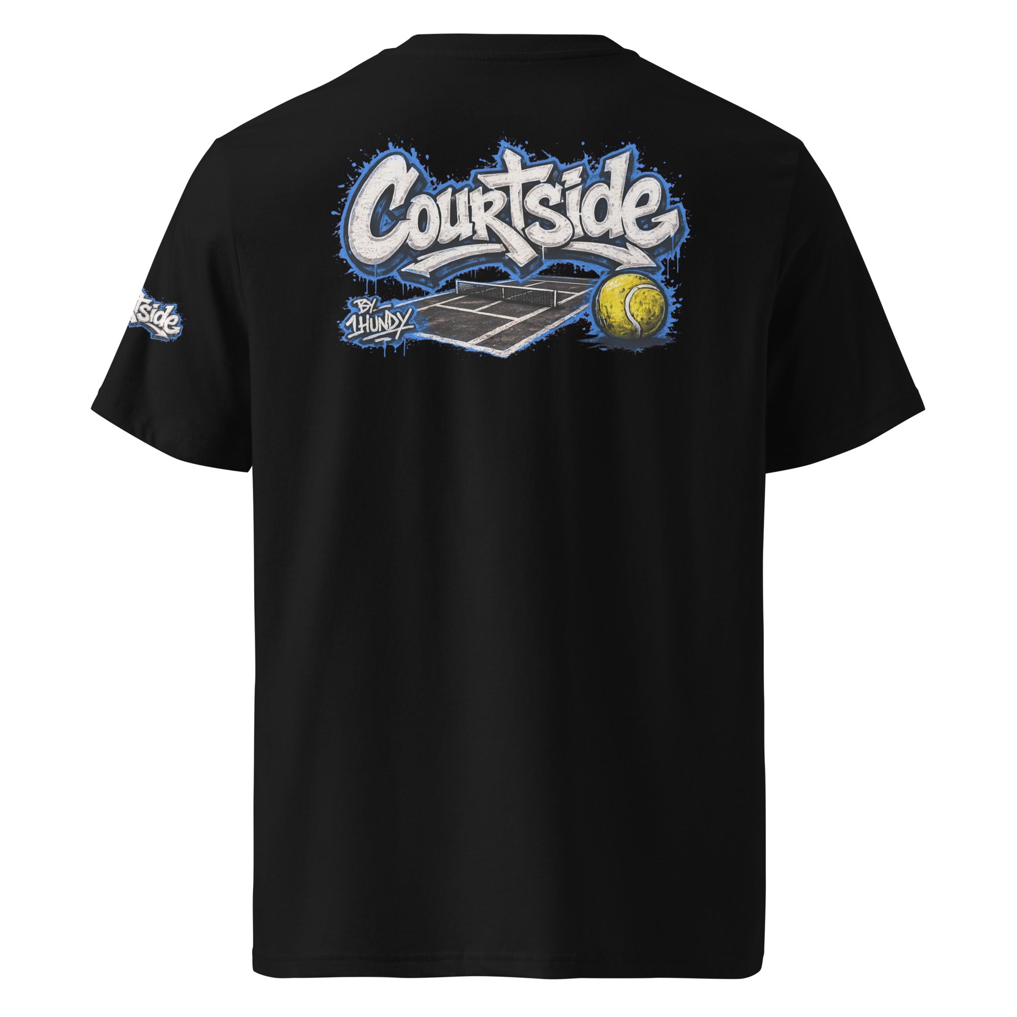 1HUNDY Organic Courtside Graffiti Tee