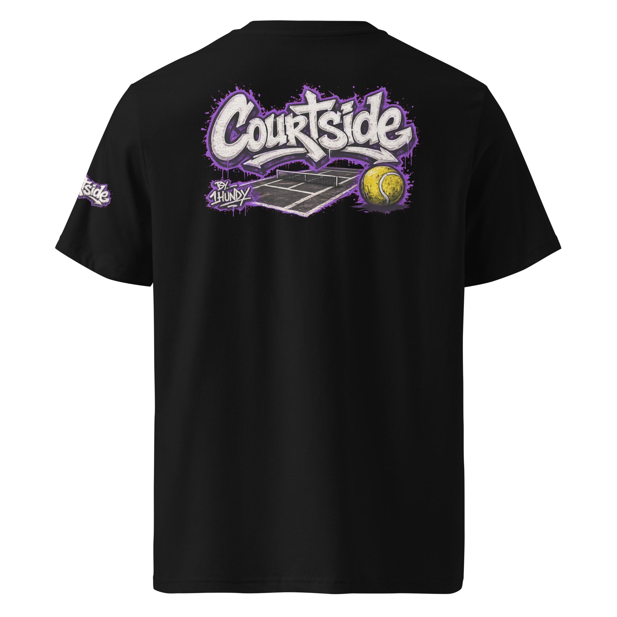 1HUNDY Organic Courtside Graffiti Tee