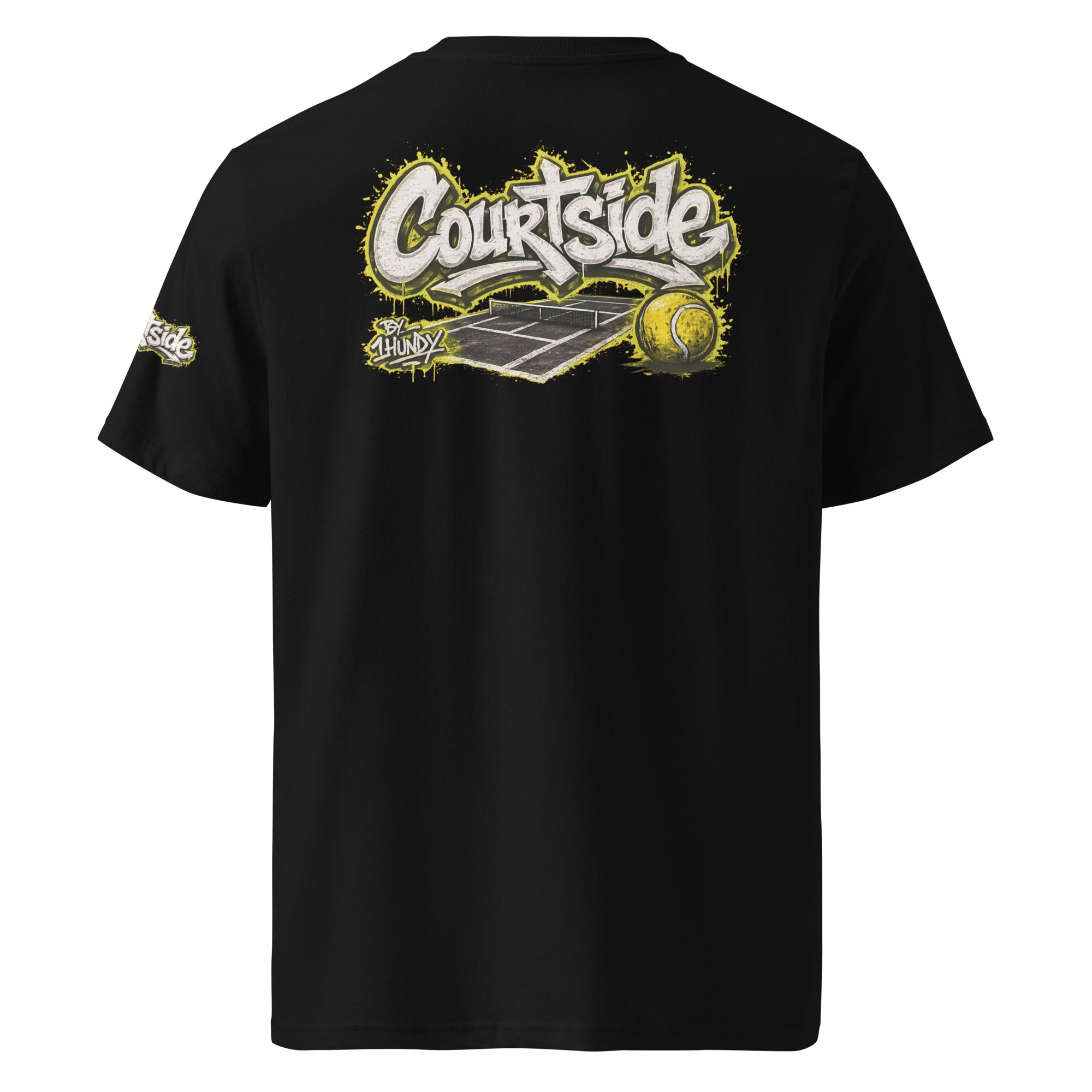 1HUNDY Organic Courtside Graffiti Tee
