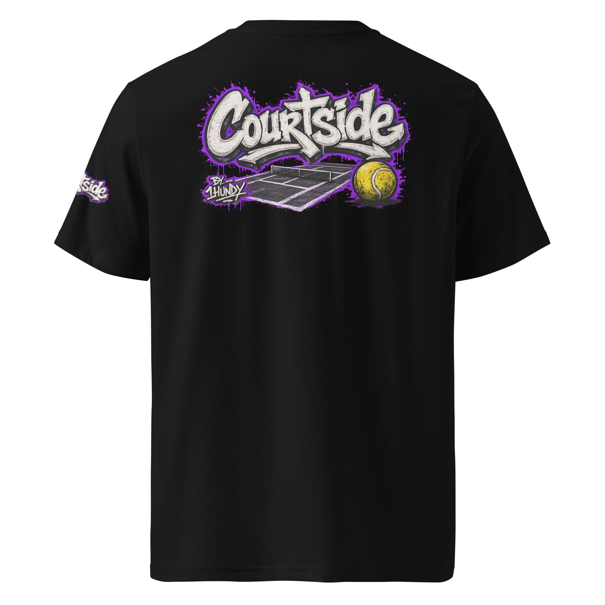 1HUNDY Organic Courtside Graffiti Tee