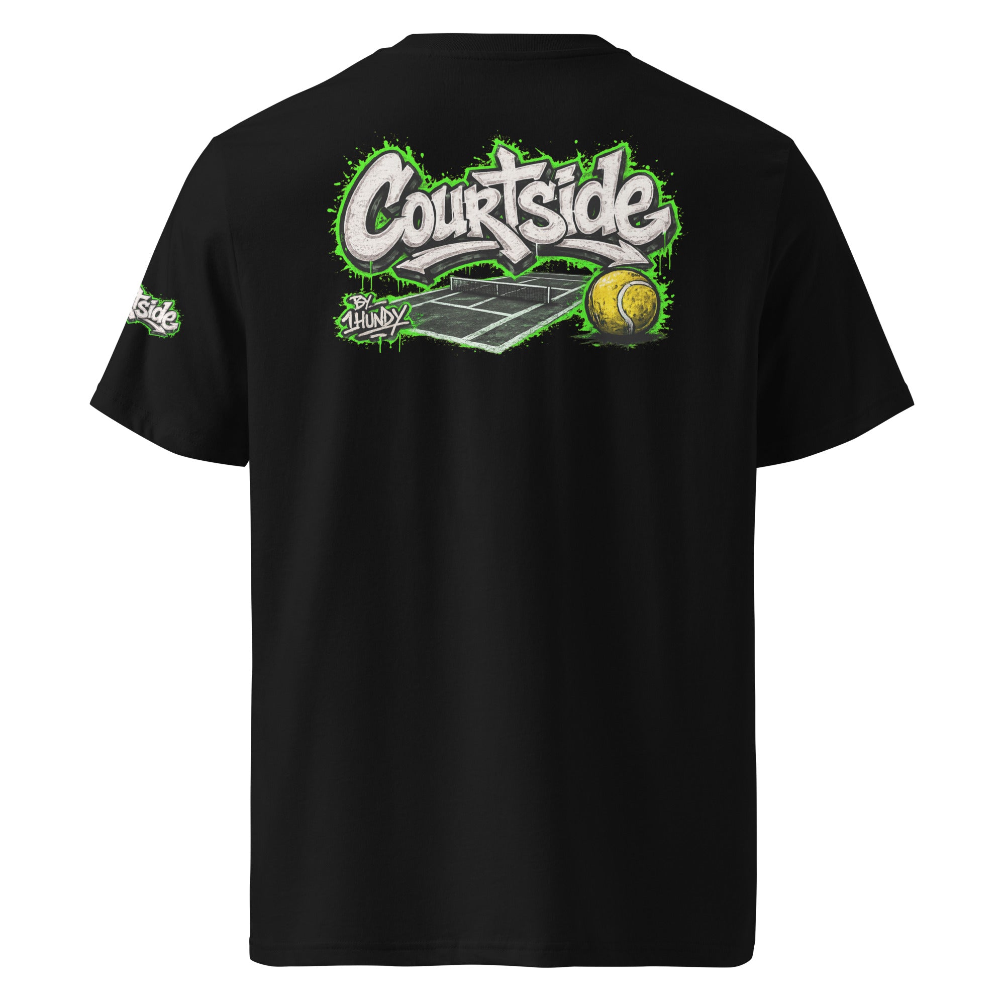 1HUNDY Organic Courtside Graffiti Tee