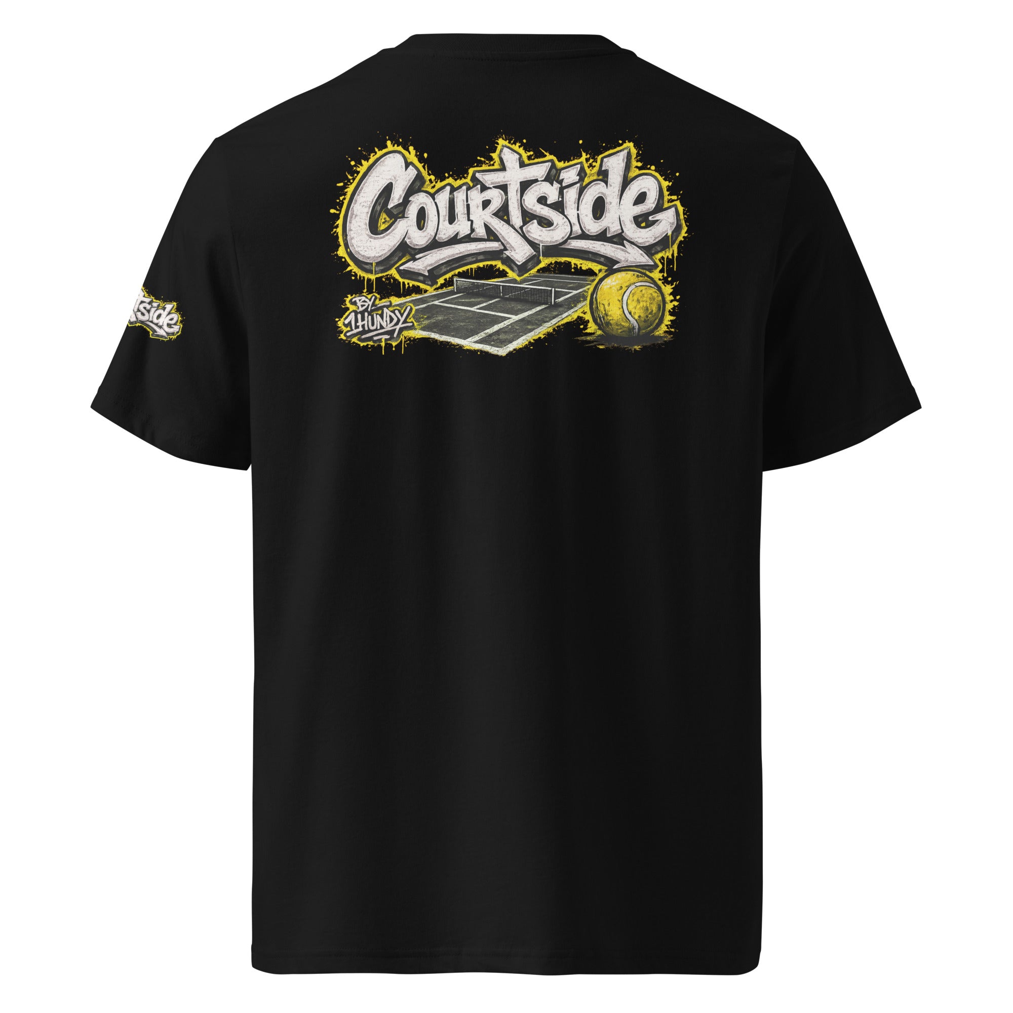 1HUNDY Organic Courtside Graffiti Tee