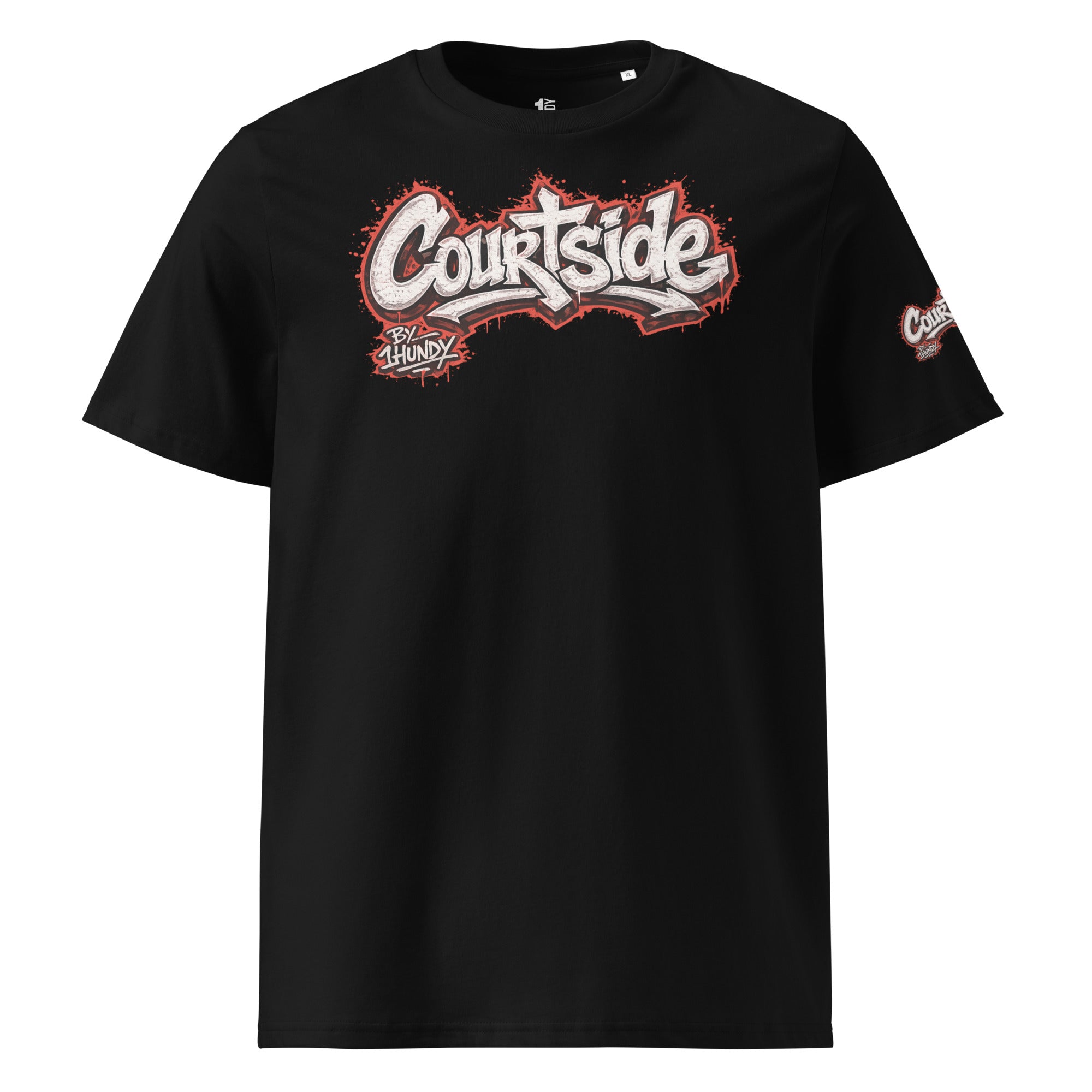 1HUNDY Organic Courtside Graffiti Tee