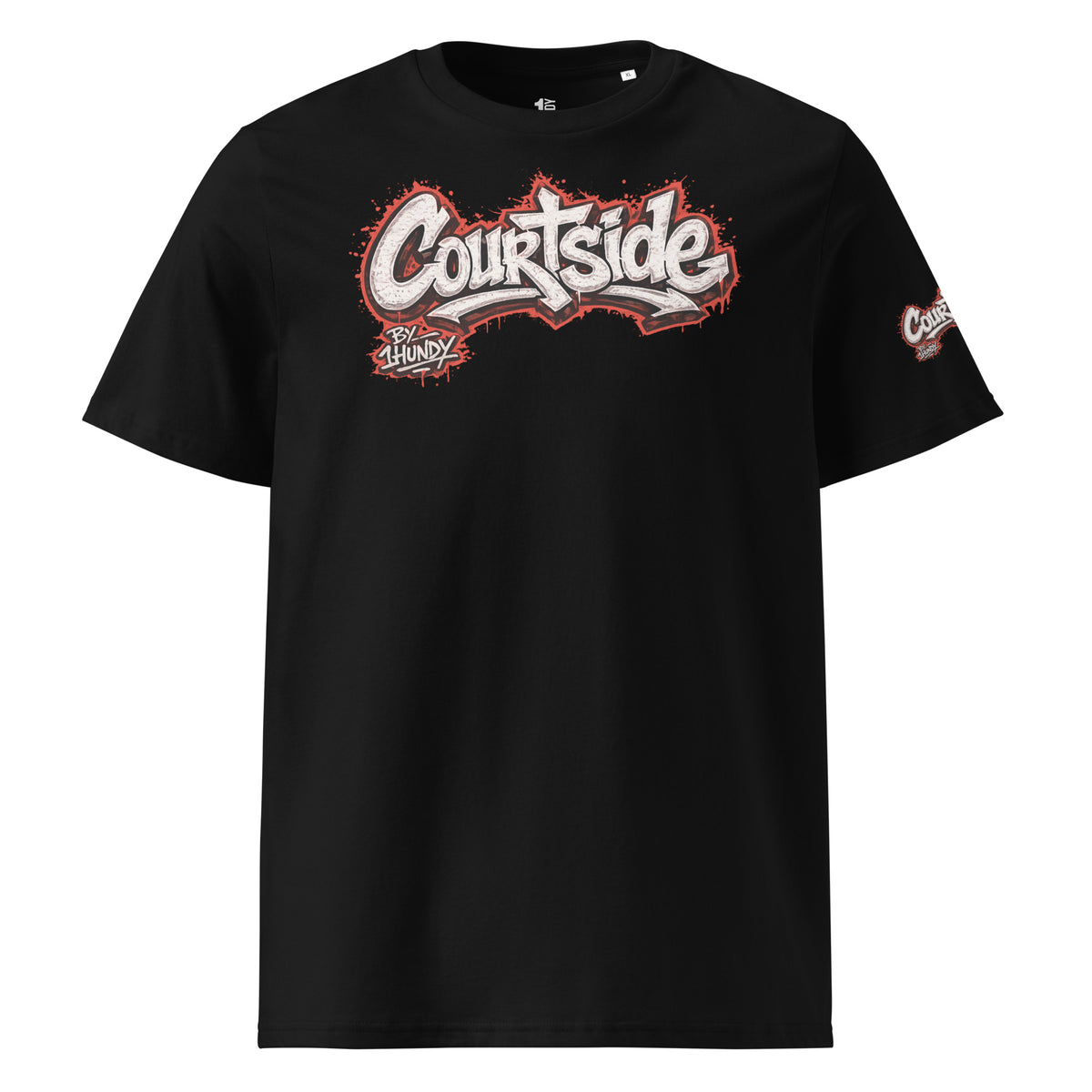 1HUNDY Organic Courtside Graffiti Tee