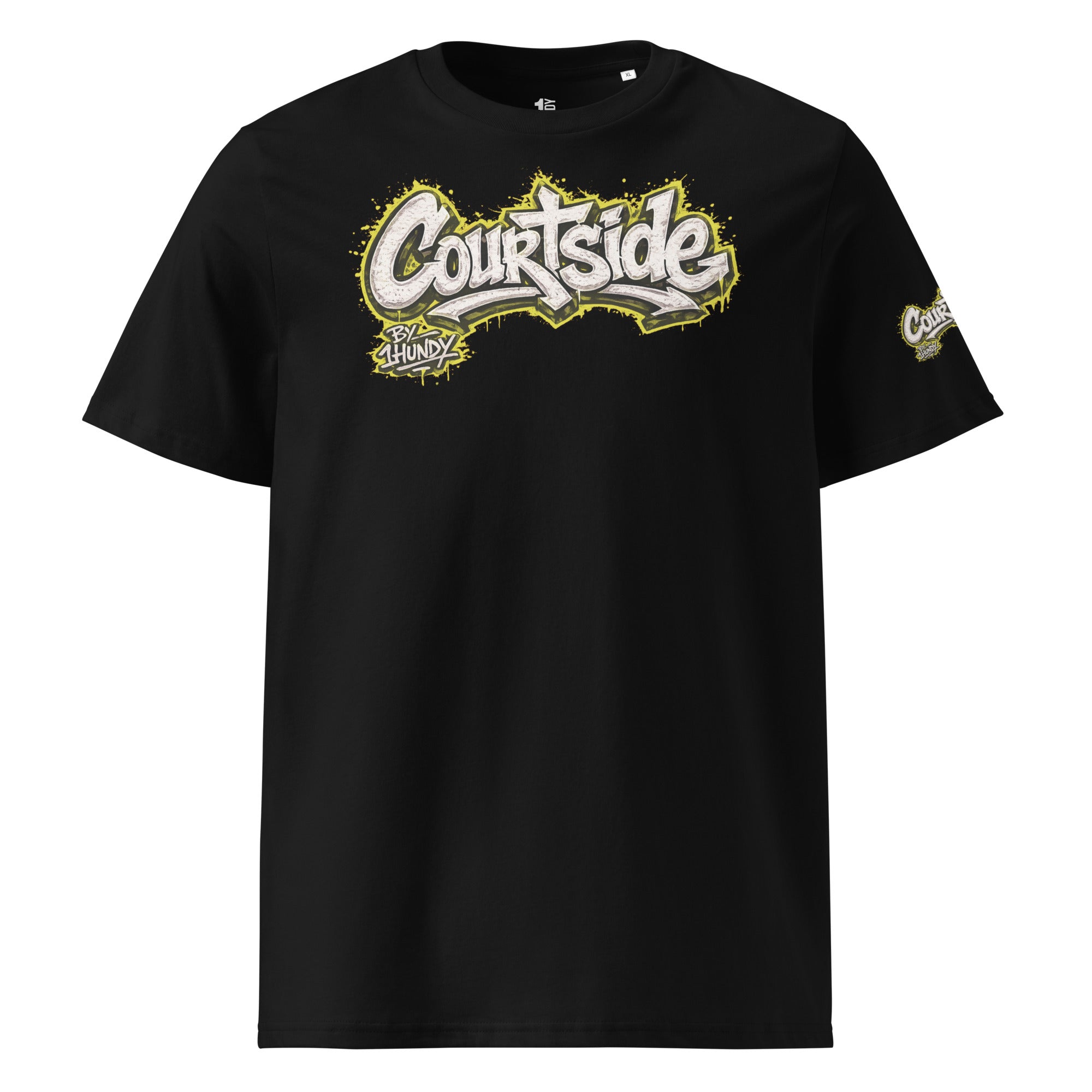 1HUNDY Organic Courtside Graffiti Tee
