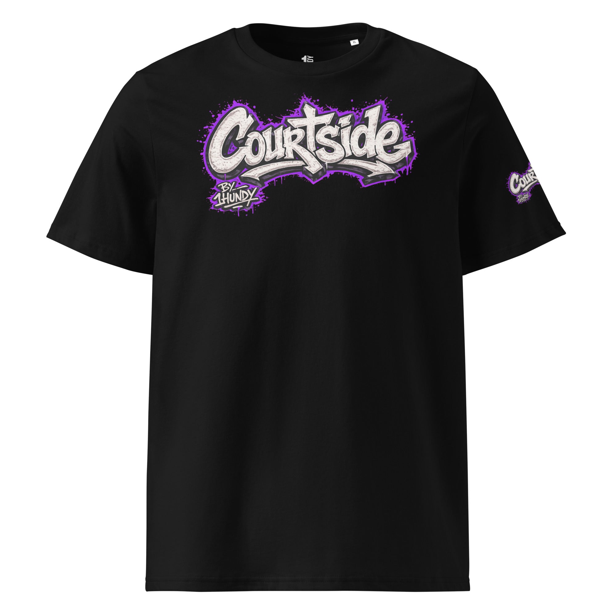 1HUNDY Organic Courtside Graffiti Tee