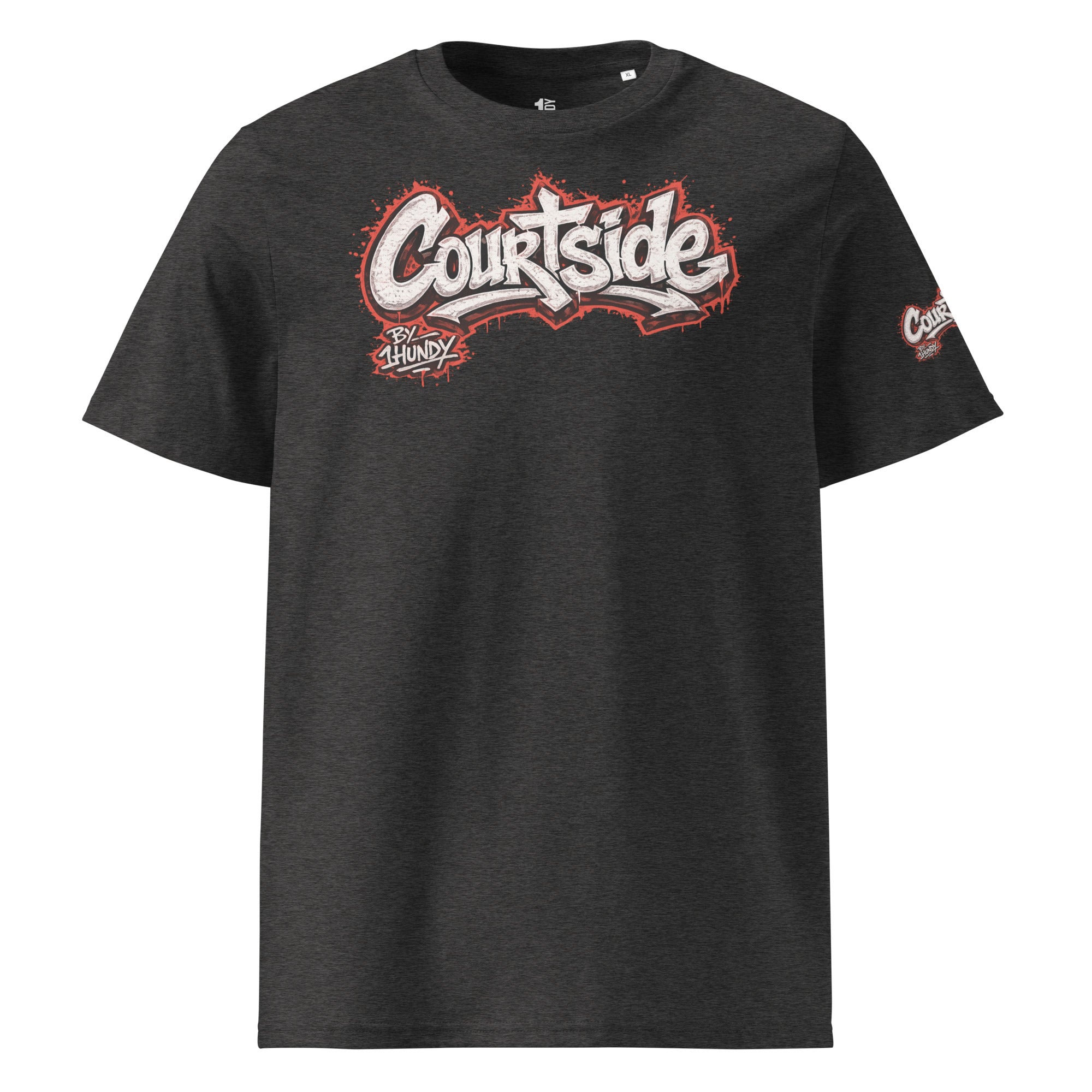 1HUNDY Organic Courtside Graffiti Tee