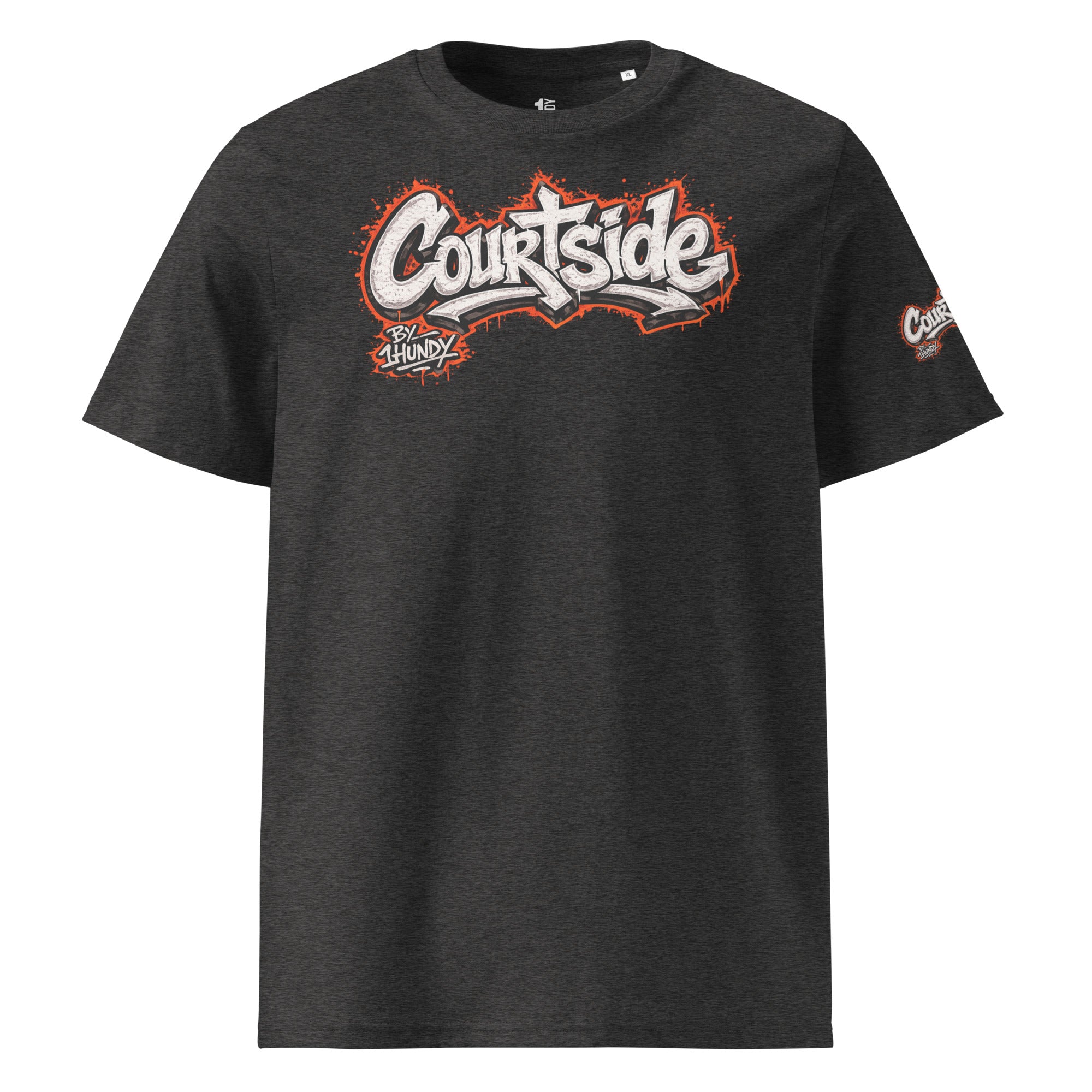 1HUNDY Organic Courtside Graffiti Tee