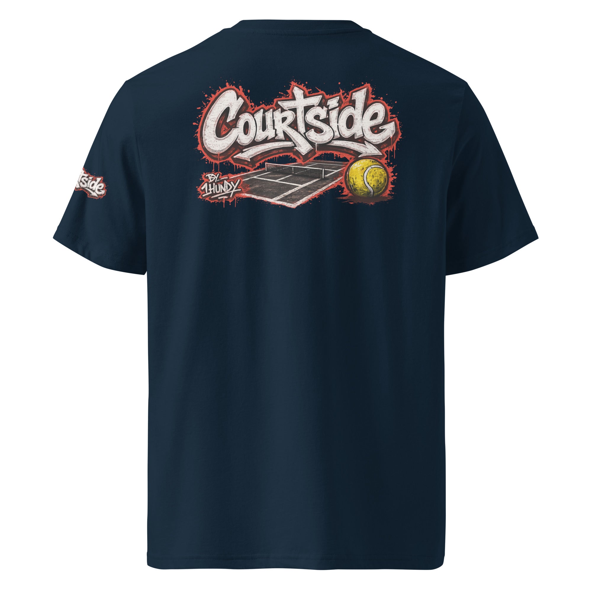 1HUNDY Organic Courtside Graffiti Tee