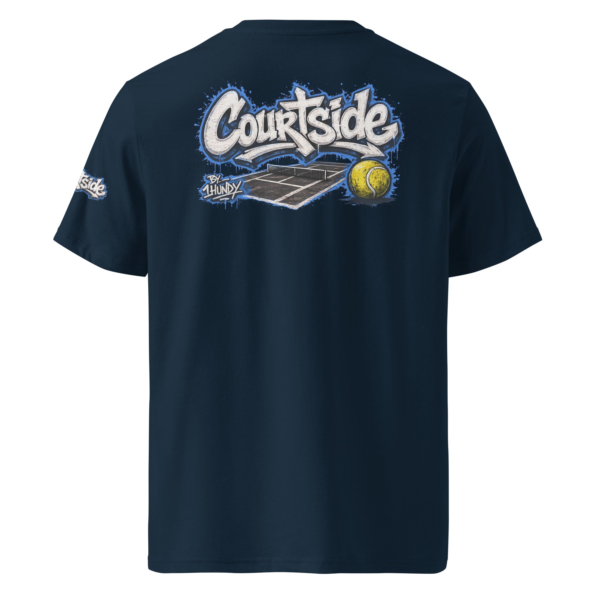 1HUNDY Organic Courtside Graffiti Tee