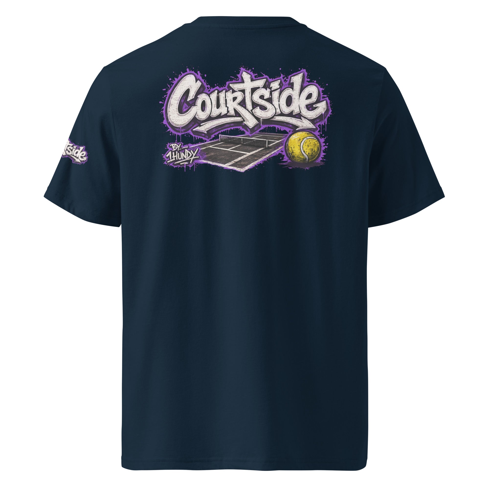 1HUNDY Organic Courtside Graffiti Tee