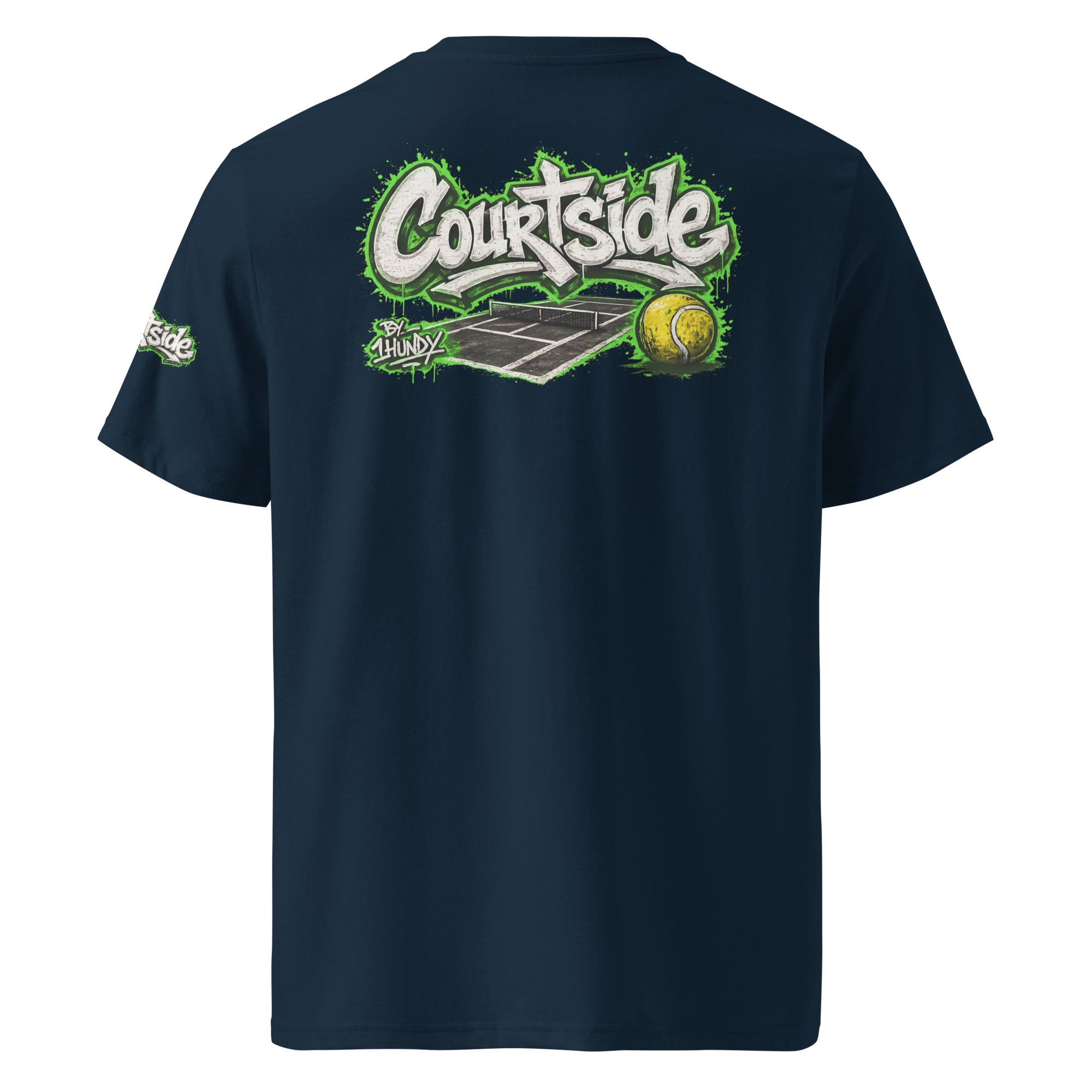 1HUNDY Organic Courtside Graffiti Tee