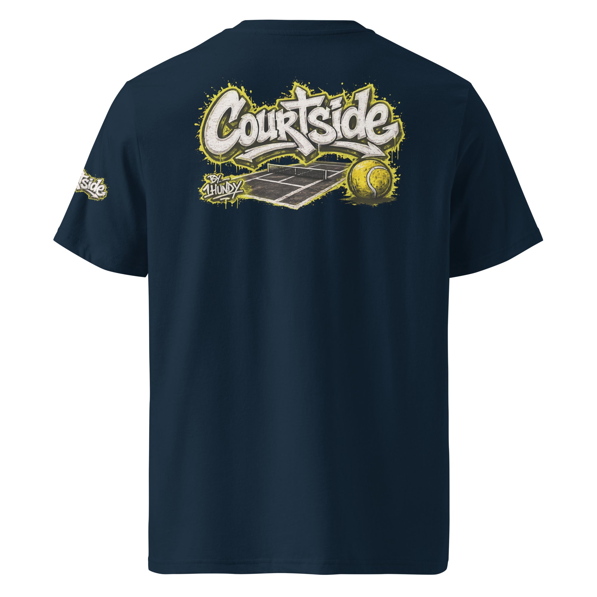 1HUNDY Organic Courtside Graffiti Tee