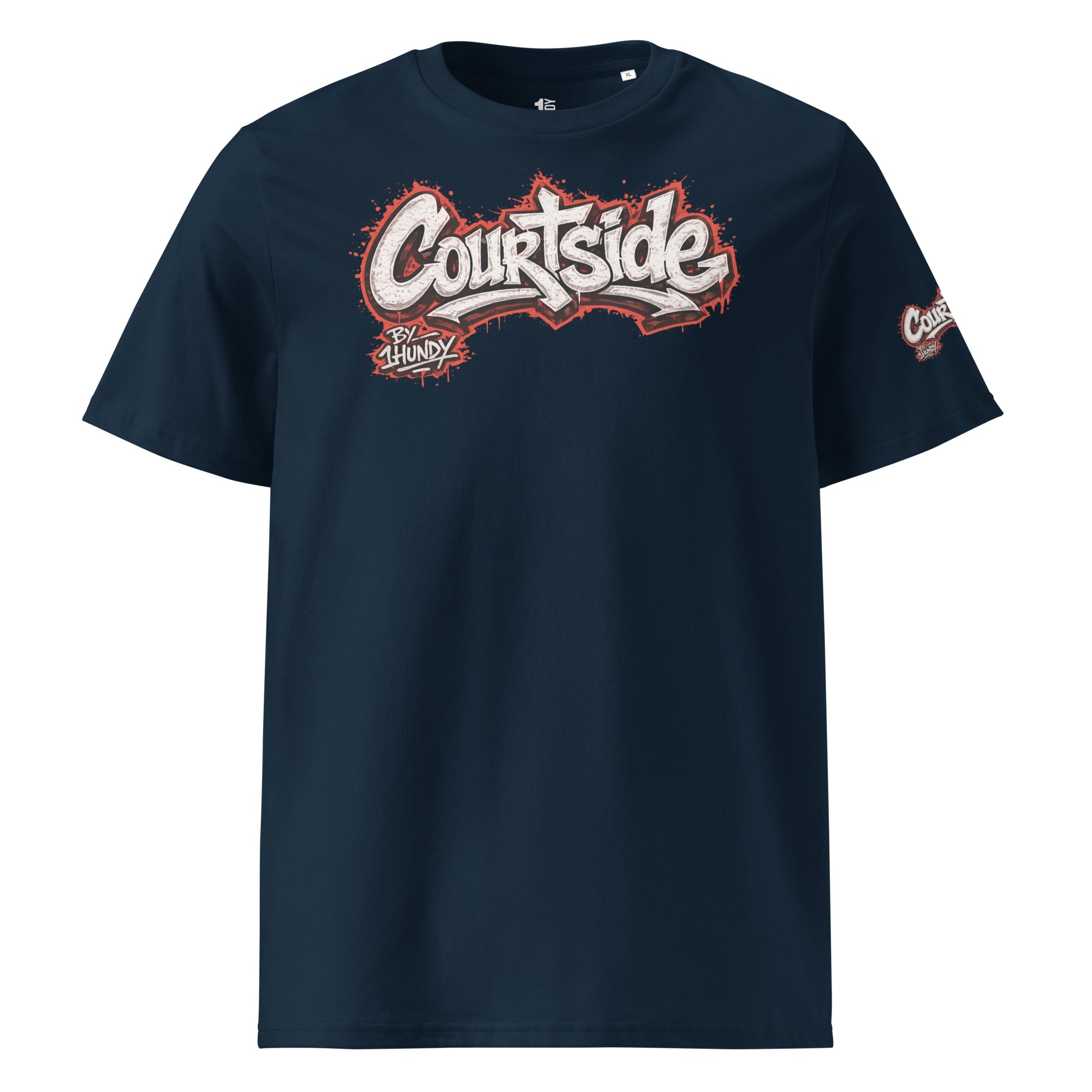 1HUNDY Organic Courtside Graffiti Tee