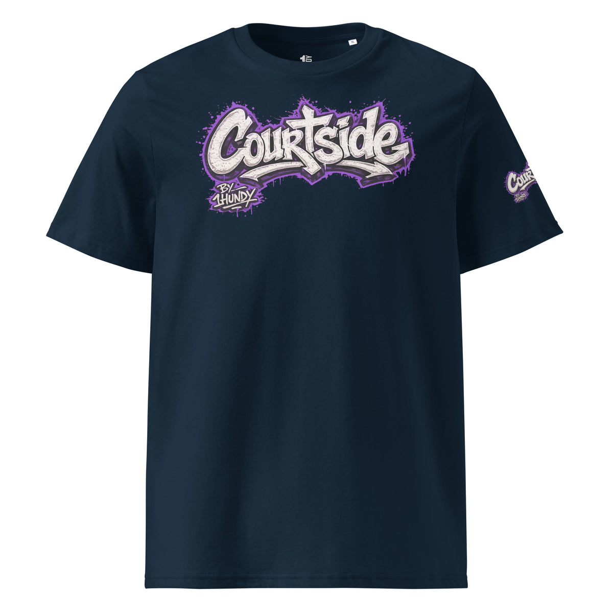 1HUNDY Organic Courtside Graffiti Tee