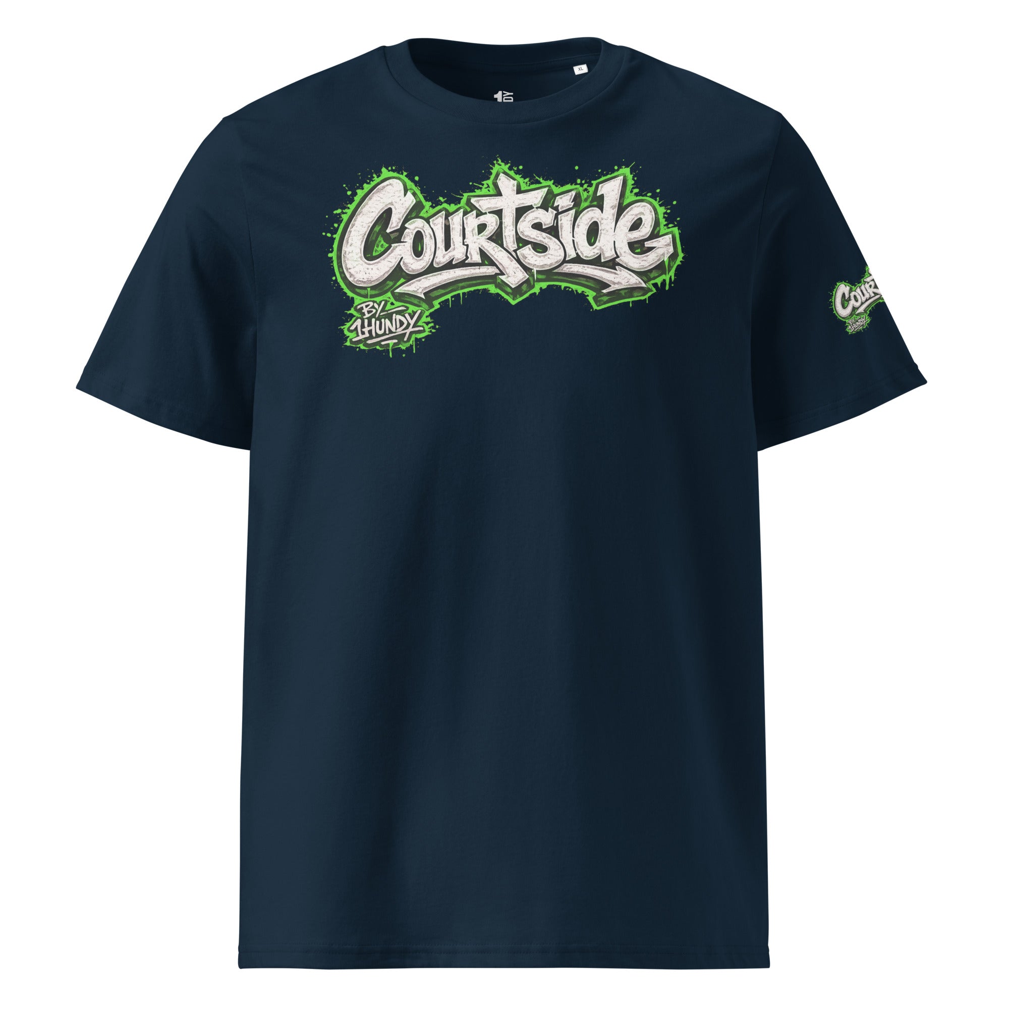 1HUNDY Organic Courtside Graffiti Tee