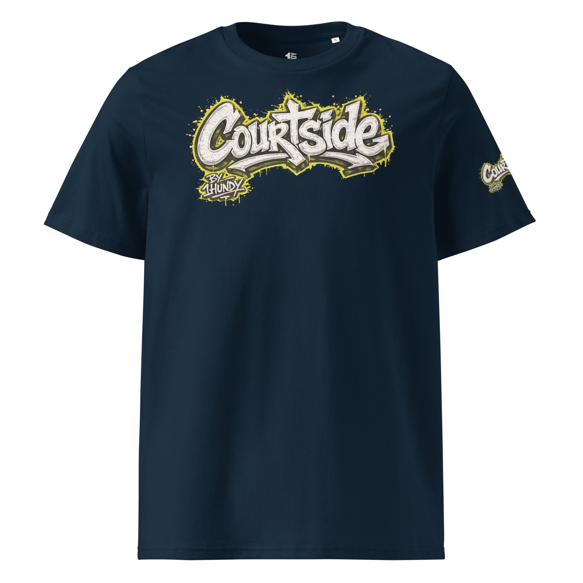 1HUNDY Organic Courtside Graffiti Tee